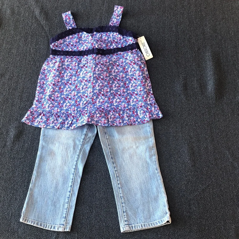 The Children's Place 100% Cotton Tiered Ruffle Skort Adjustable Waist Size 10